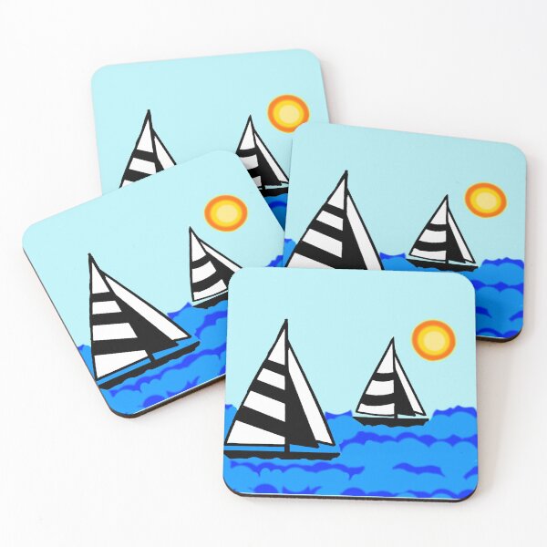 Item preview, two sailboats the sea and the sun designed and sold by loiret1958.