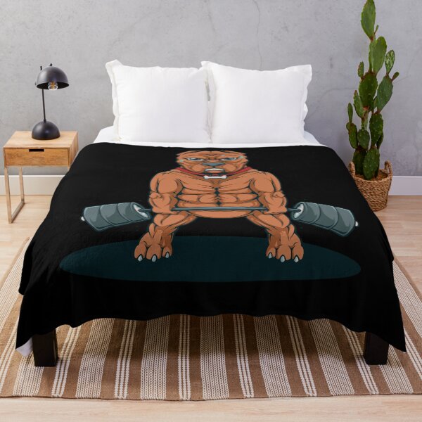 Item preview, Funny Squat Body Builder Bulldog Sport Training Muscle Dog Weight Lift Fitness Workout Gym Fanatic designed and sold by UniQueensShop.