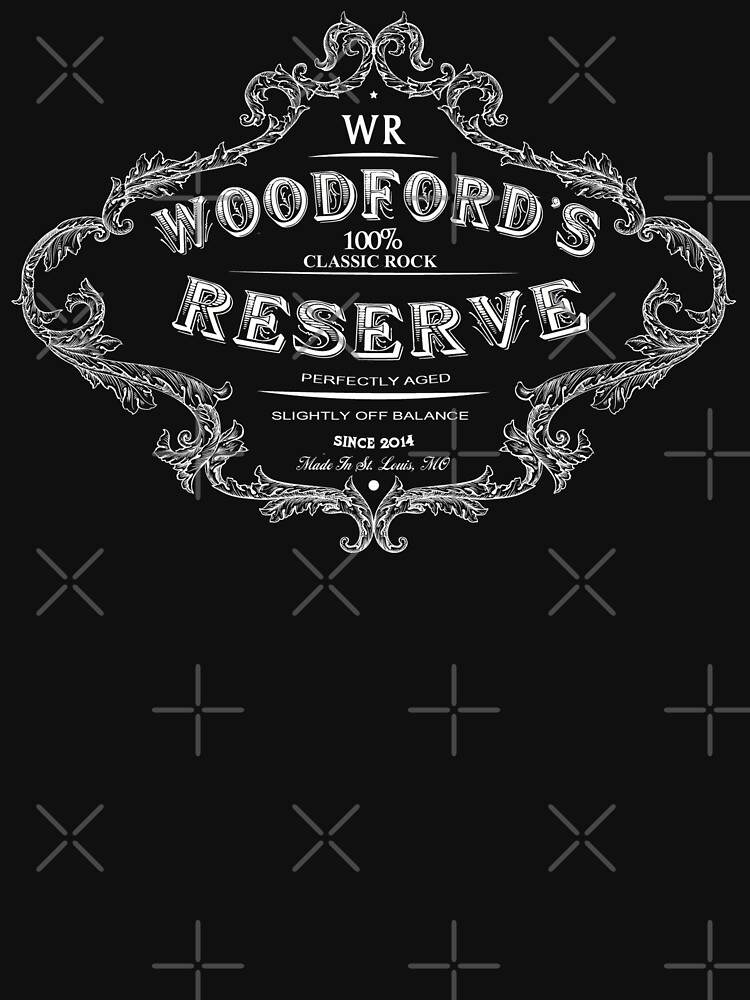 "The Band Woodford's Reserve from St. Louis Missouri Logo White" T
