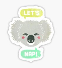Sleepy Koala Sticker