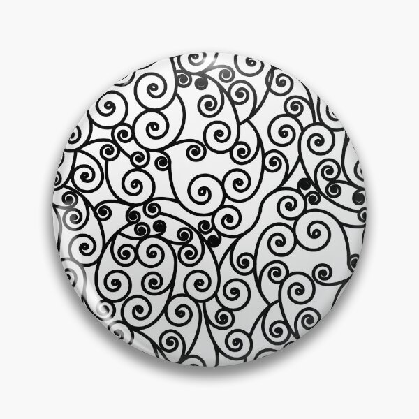 Item preview, White/black scrolls designed and sold by Randoprint.