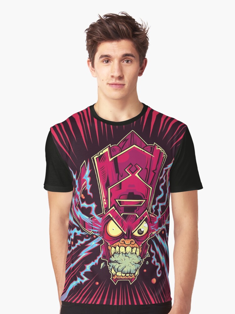 Thumbnail 1 of 5, Graphic T-Shirt, FEED ME YOUR PLANETS designed and sold by strangethingsA.