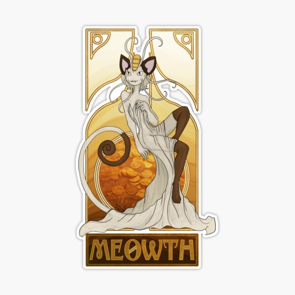 Rule 63: Meowth Art Print for Sale by Barbora Urbankova