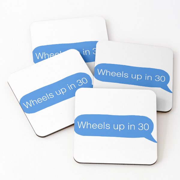 Item preview, Wheels up in 30 designed and sold by Melanie Mellinger.