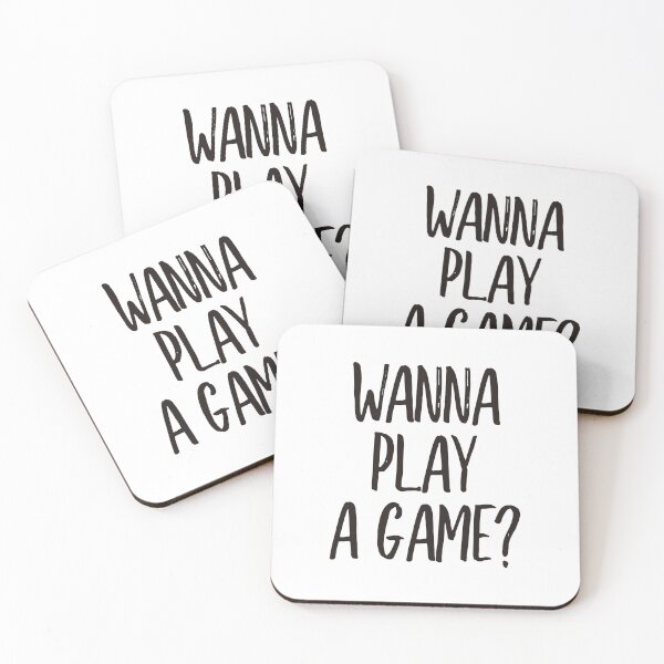 Item preview, Wanna play a game? (black) designed and sold by didijuca.