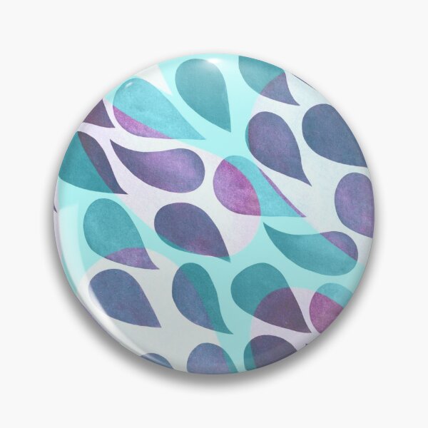 Item preview, Raindrops - Turquoise designed and sold by ToiledeLina.