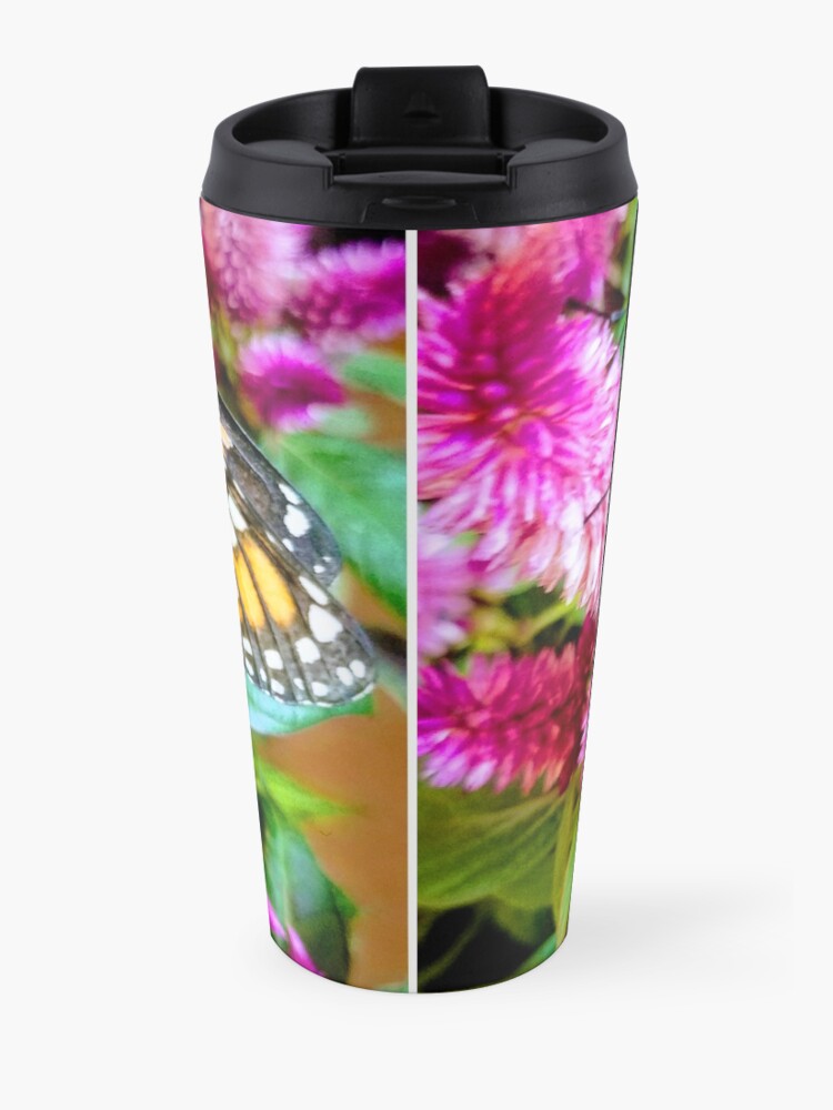 Alternate view of Monarch Butterfly Profile Travel Mug