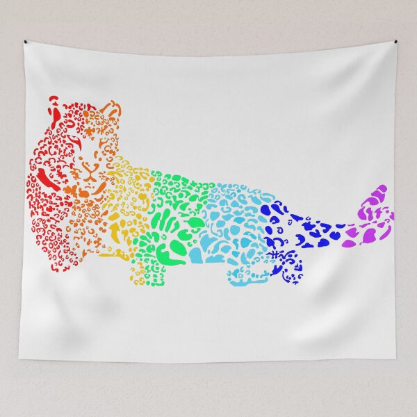 Item preview, Rainbow Leopard designed and sold by pinklioness.