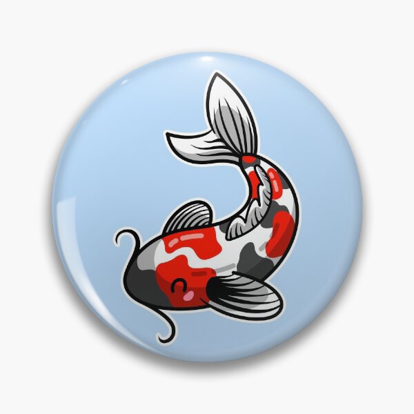 Item preview, Kawaii Cute Japanese Koi Carp Fish designed and sold by Flaming Imp.