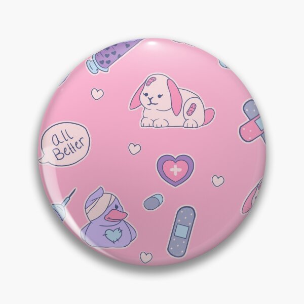 Item preview, All Better Menhera Animals on Pink designed and sold by Cass Noel Studio.
