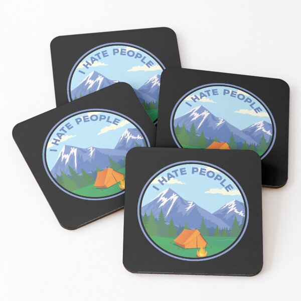 Item preview, Tent Camping Humor - I Hate People designed and sold by EstelleStar.