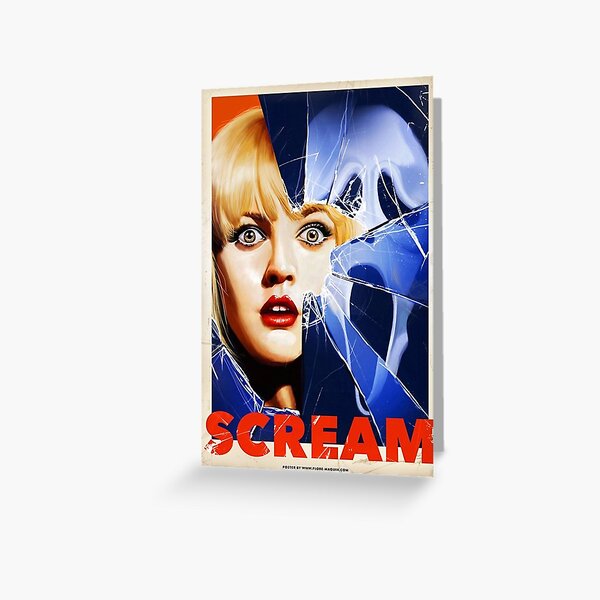 Scream Movie Poster Greeting Card