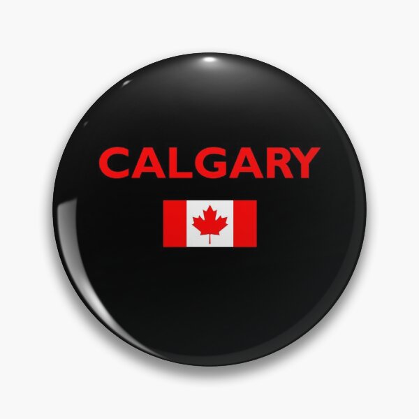 Item preview, Calgary Canada Canadian Flag Dark Color designed and sold by TinyStarCanada.