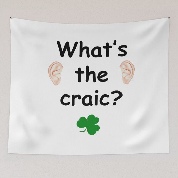 Item preview, What's the craic? - Irish Slang designed and sold by cmphotographs.