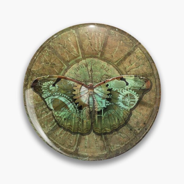 Item preview, Steampunk Butterfly Distressed designed and sold by Retro Art Factory.