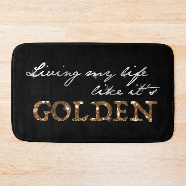 Item preview, "Living My Life Like It's Golden" - Jill Scott, empowering Lyrics designed and sold by WitchDesign.