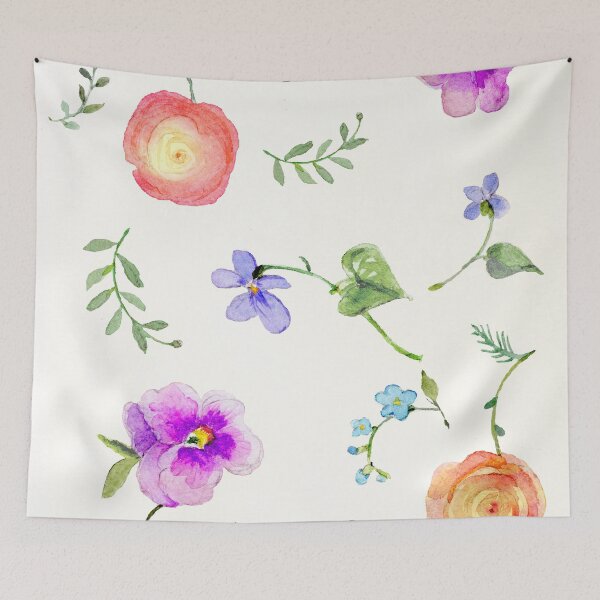 Item preview, Scattered Spring Blooms designed and sold by Cathi Freund.