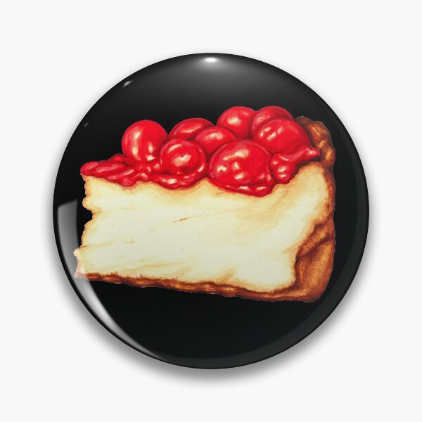 Item preview, Cherry Cheesecake Pattern - Black designed and sold by Kelly  Gilleran.