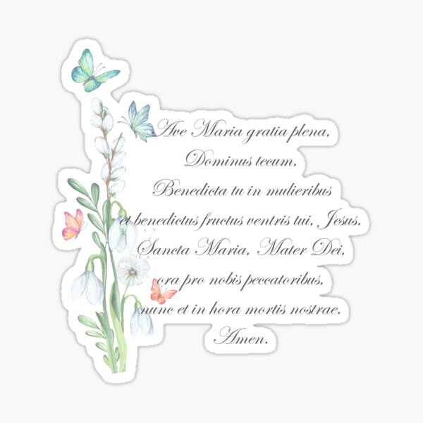 Item preview,  Rosary in Latin Ave Maria 5 designed and sold by neteor.