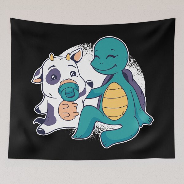 Item preview, Cow and turtle. designed and sold by emphatic.
