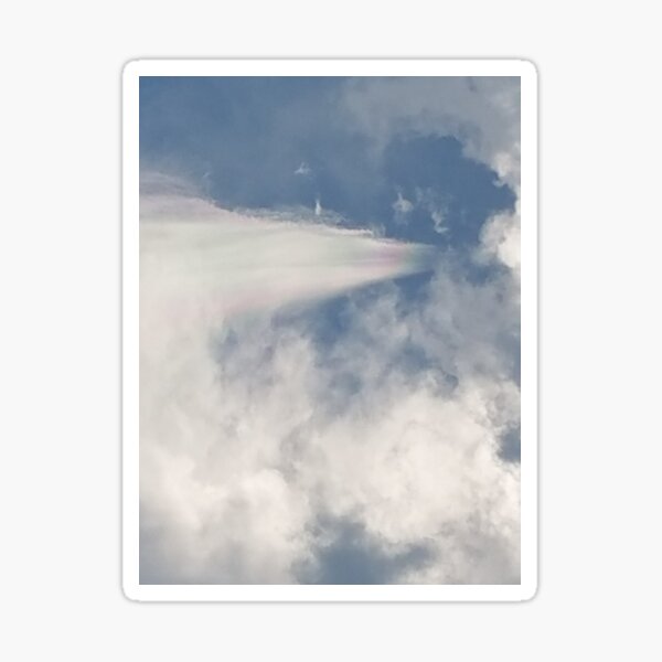Cloud Iridescence Sticker