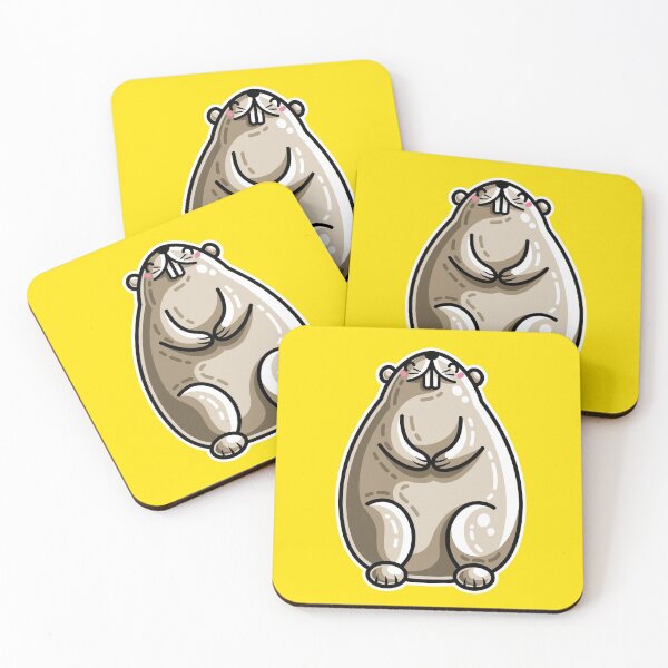 Item preview, Kawaii Cute Marmot Groundhog designed and sold by Flaming Imp.