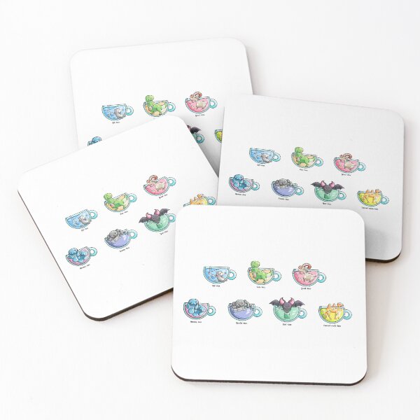 Item preview, Kawaii Cute Tea Puns Collection designed and sold by Flaming Imp.