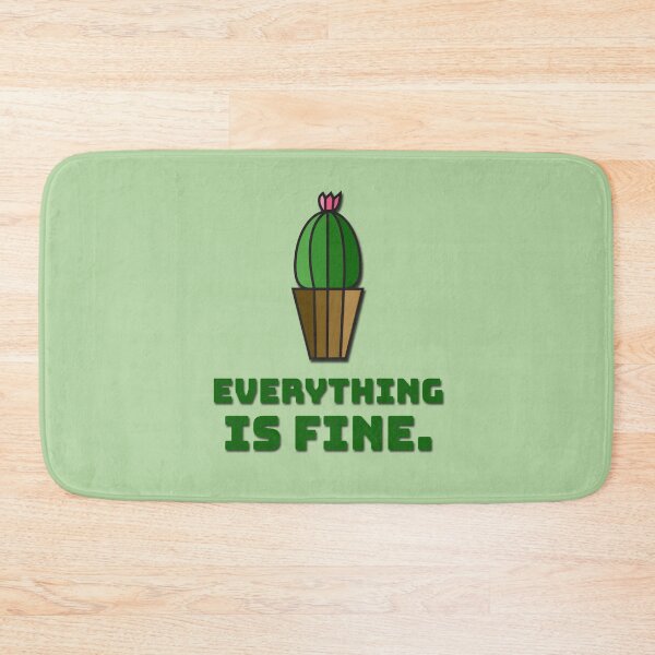 Item preview, Everything Is Fine Cactus designed and sold by shminoa.