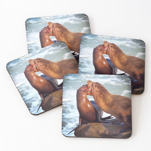 Item preview, Sea Lions in La Jolla Cove designed and sold by Photo Art By Anita.