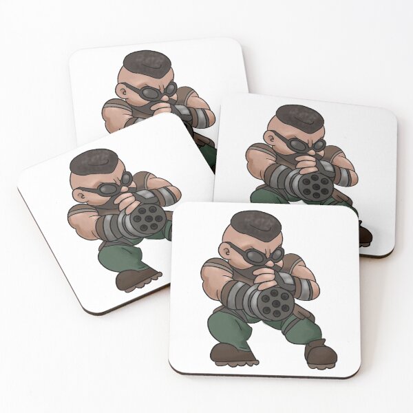 Item preview, Chibi Barret Wallace Final Fantasy 7  designed and sold by Murrays Designs.