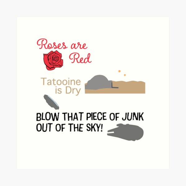Blow that piece of junk out of the sky! Art Print