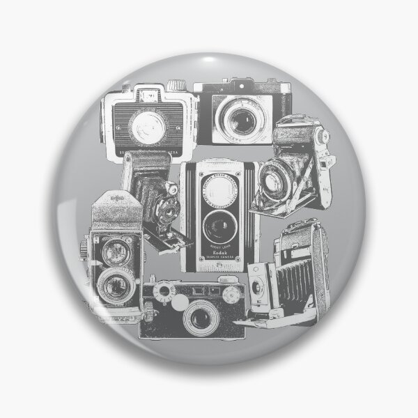 Item preview, Vintage Camera Collage designed and sold by Retro Art Factory.