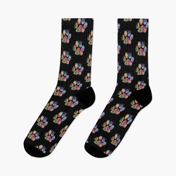 Item preview, Colorful Dog Paw Print Pink Blue Abstract Animal Lover Gifts designed and sold by Collagedream.