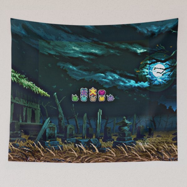Item preview, Junimos creepy night designed and sold by jellyrelish.