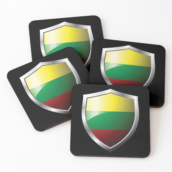 Item preview, Strong Lithuania Flag Shield Country designed and sold by HelloFromAja.