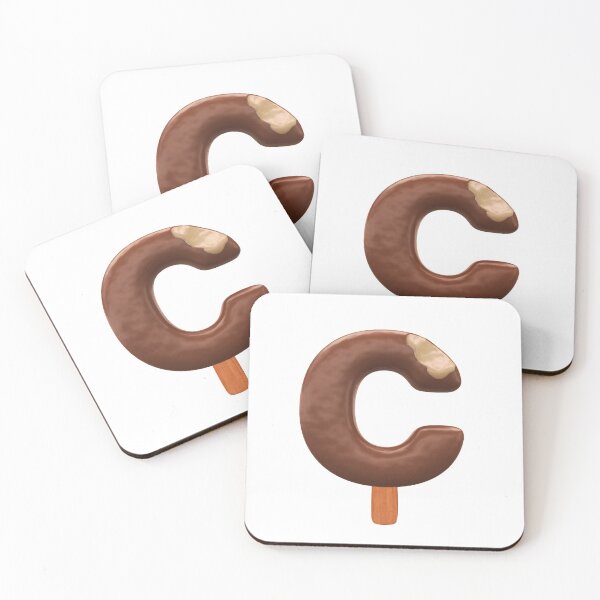 Item preview, C Ice Cream C Letter 3d Alphabet Chocolate designed and sold by HelloFromAja.