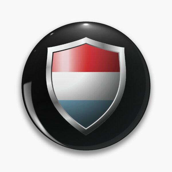 Item preview, Strong Luxembourg Flag Shield Country designed and sold by HelloFromAja.