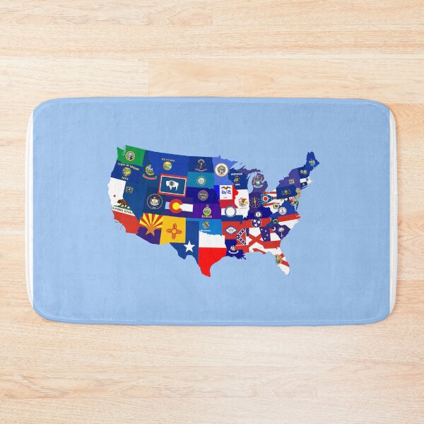 Item preview, usa states flag map designed and sold by tony4urban.
