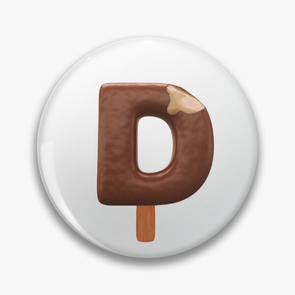 Item preview, D Ice Cream D Letter 3d Alphabet Chocolate designed and sold by HelloFromAja.