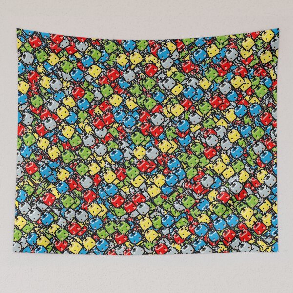 Item preview, Junimos all over print designed and sold by jellyrelish.