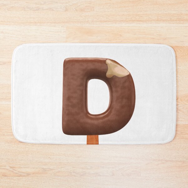 Item preview, D Ice Cream D Letter 3d Alphabet Chocolate designed and sold by HelloFromAja.