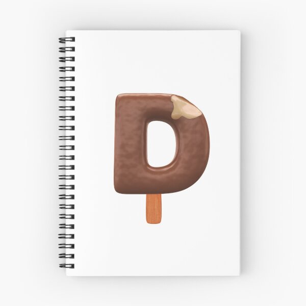 Item preview, D Ice Cream D Letter 3d Alphabet Chocolate designed and sold by HelloFromAja.