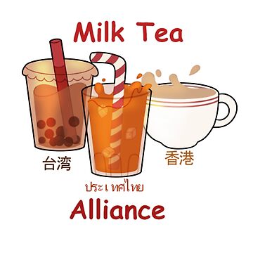 "Milk Tea Alliance Teas" Essential T-Shirt For Sale By PandaPieArts ...