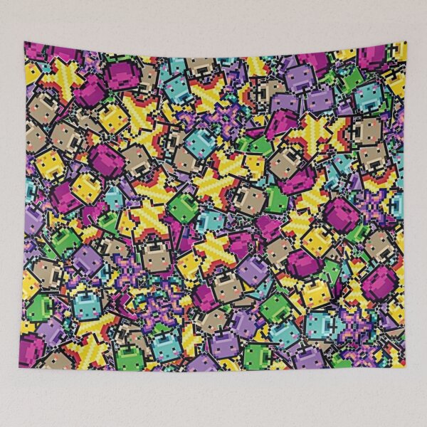 Item preview, Junimos colorful all over print designed and sold by jellyrelish.