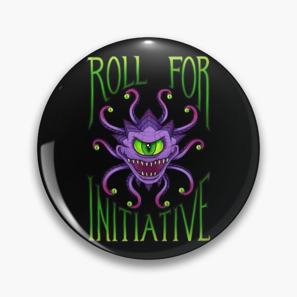 Item preview, Roll for Initiative - Green designed and sold by katymakesthings.