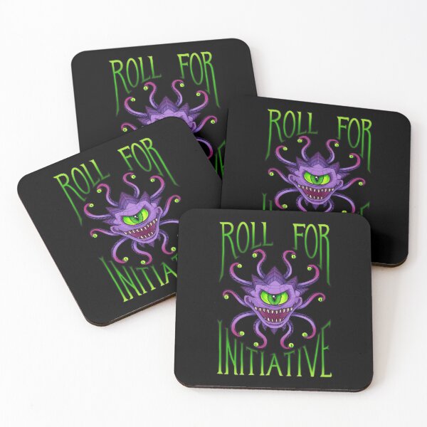Item preview, Roll for Initiative - Green designed and sold by katymakesthings.