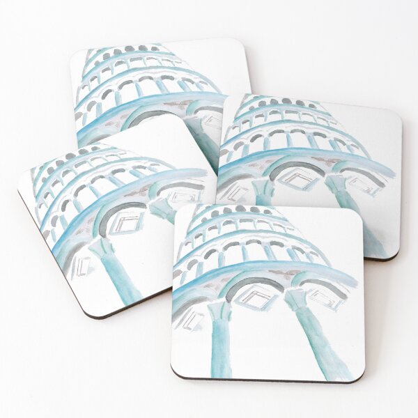 Item preview, leaning tower of pisa watercolor designed and sold by Taylor Fancera.