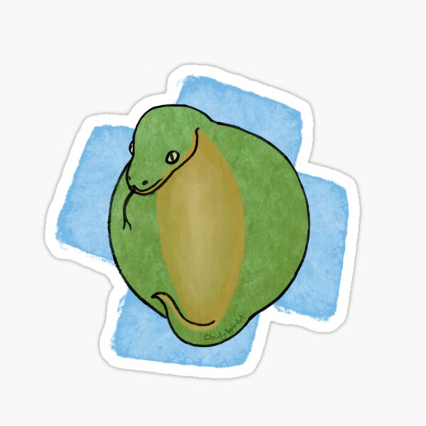 Snorb (snake orb) Sticker