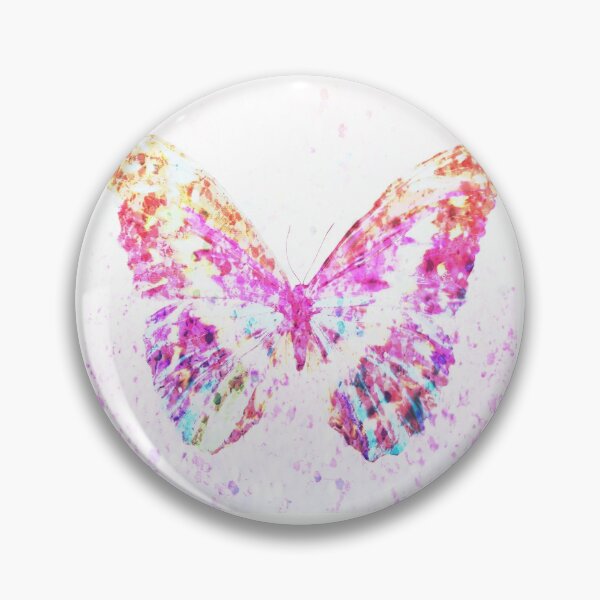 Item preview, Beautiful dry painted pink butterfly designed and sold by Mad Monkey Shop.