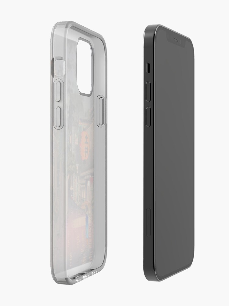 Alternate view of Night Street Rain iPhone Case & Cover